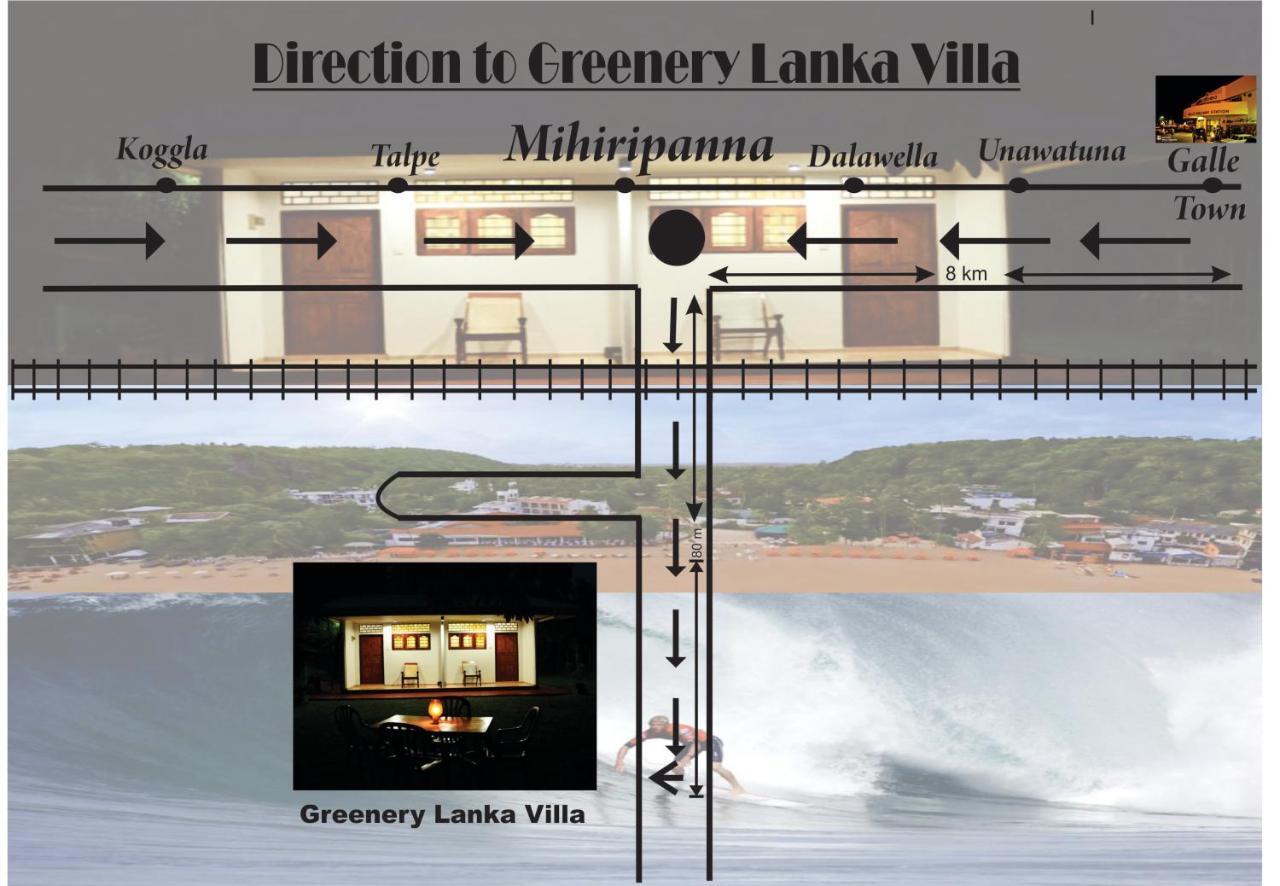 Greenery Lanka Villa Unawatuna Exterior foto